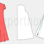 Моделирование платья трапеция
