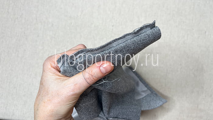 Обработка шлицы с подкладкой в пиджаке, пальто или юбке