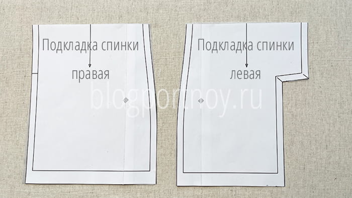 Обработка шлицы с подкладкой в пиджаке, пальто или юбке