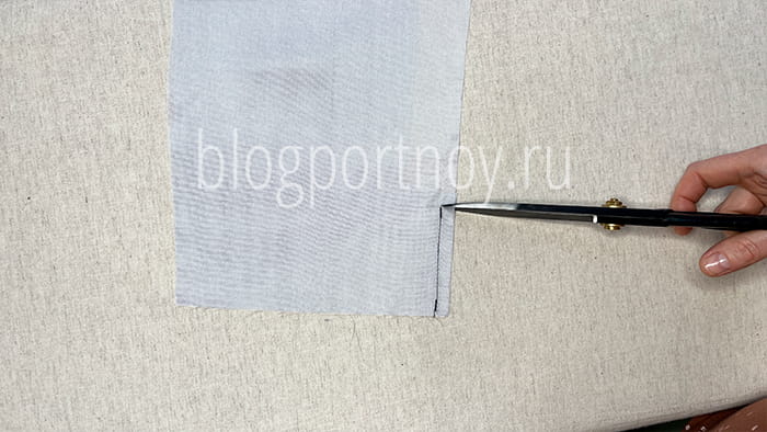 Обработка шлицы с подкладкой в пиджаке, пальто или юбке